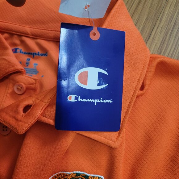 Champion FAMU Florida  A&M University FAM Orange Polo Snake Logo Shirt Alumni - Picture 4 of 10